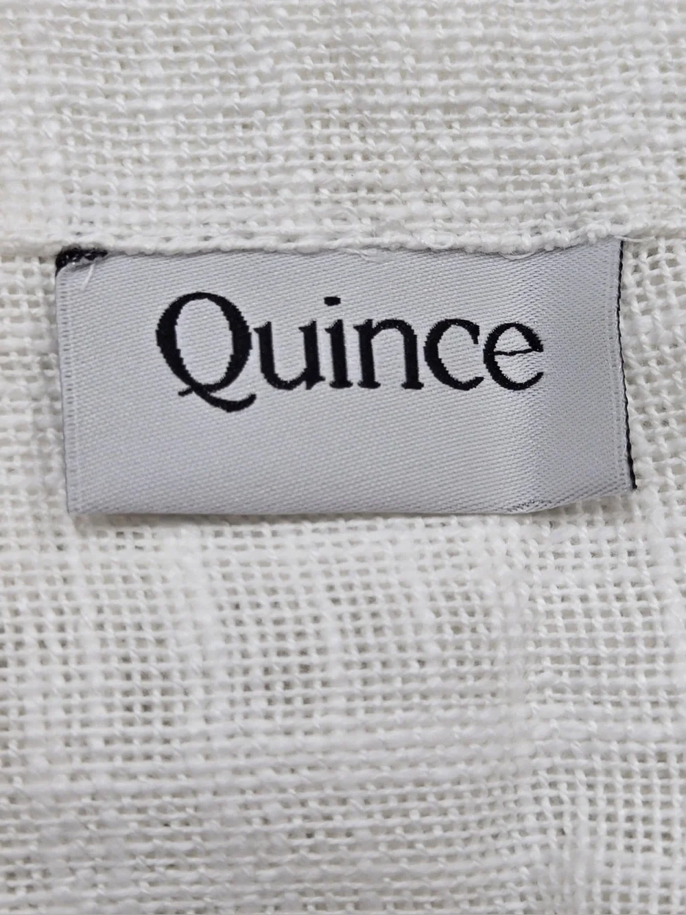 NWT QUINCE Set Of 4 48x84 Cotton Sheer Curtains White 0718